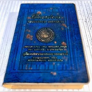 Vintage Investors Syndicate of America Minneapolis Minnesota Figural Book Bank